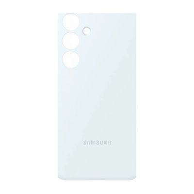image Coque et étui téléphone mobile Samsung Coque Silicone pour Galaxy S24 Gris Clair