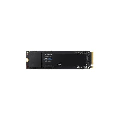 image Samsung SSD Interne 990 EVO MZ-V9E1T0BW, NVMe 2.0, PCIe 4.0 x4 / 5.0 x2, 1 To, Idéal pour le Gaming et la Bureautique