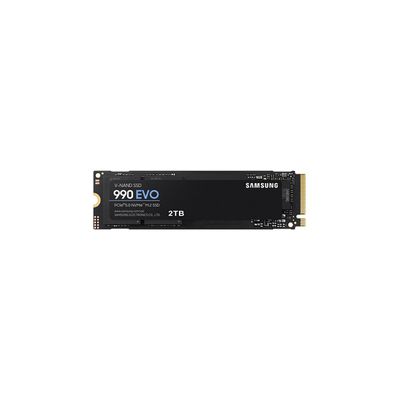 image Samsung SSD Interne 990 EVO MZ-V9E2T0BW, NVMe 2.0, PCIe 4.0 x4 / 5.0 x2, 2 To, Idéal pour le Gaming et la Bureautique