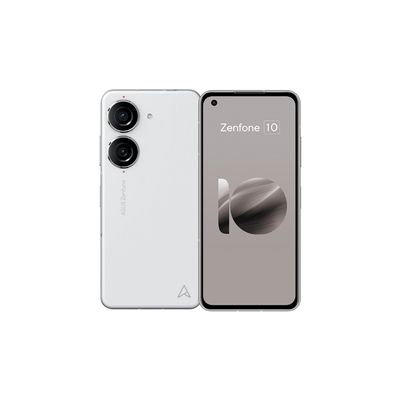 image ASUS Zenfone 10, EU Official, White, 256GB Storage and 8GB RAM, Compact Size 5,9 inches, 50MP Gimbal Camera, Snapdragon 8 Gen 2.