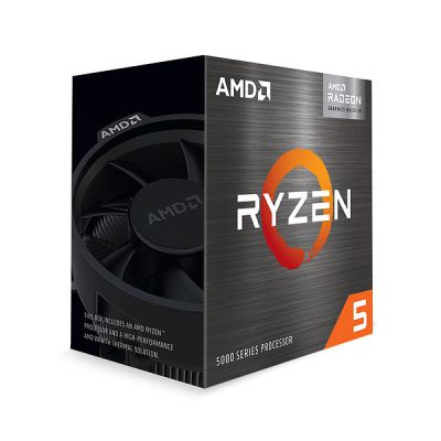 image AMD Ryzen™ 5 5600GT Processeur, 6 Cœurs/12 Threads Débridés, AMD Radeon™ Intégré, Architecture Zen 3, 19MB Cache, 65W TDP, Jusqu'à 4,6 GHz Boost, Socket AM4, DDR4 & PCIe 4.0, Ventirad Wraith Stealth