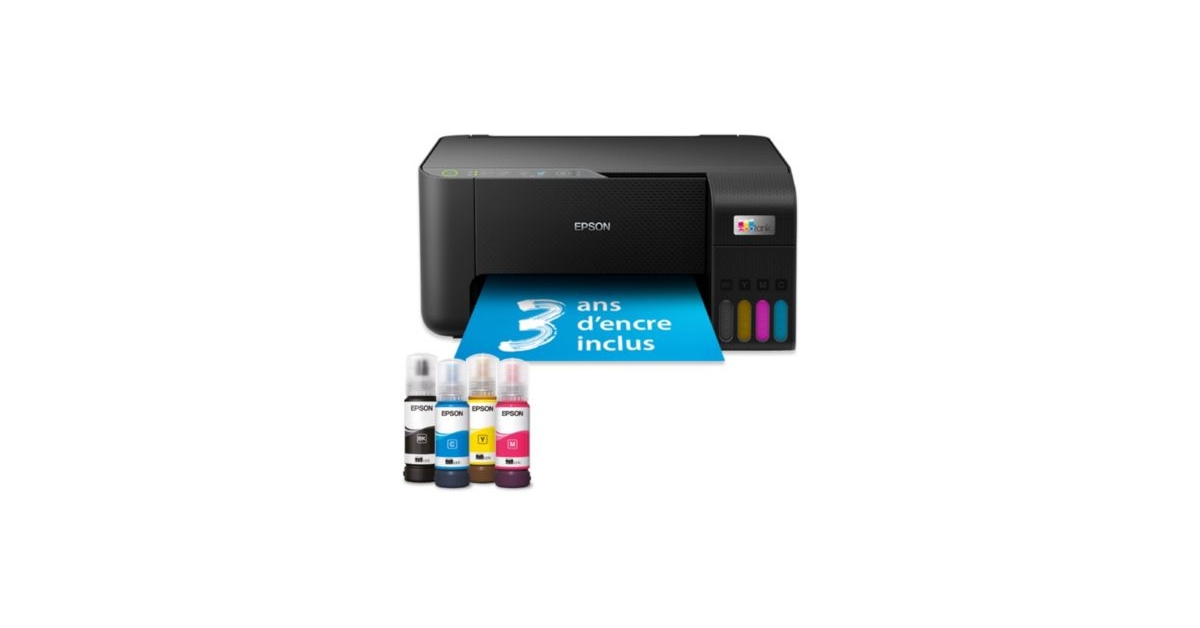 Comparer les prix : Imprimante jet d'encre EPSON EcoTank ET 2865 ...
