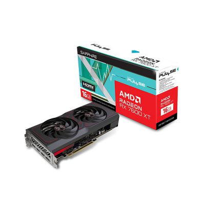image Sapphire Pulse AMD Radeon™ RX 7600 XT Gaming OC 16GB GDDR6 Dual HDMI/Dual DP