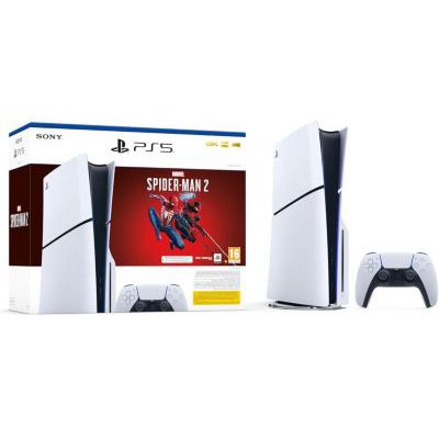 image Playstation Pack 5 (PS5) Slim Standard + Marvel's Spider-Man 2 (en téléchargement)