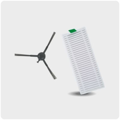 image Filtre et brosse ROWENTA et brosse latérale X-PLORER 75S 75S+