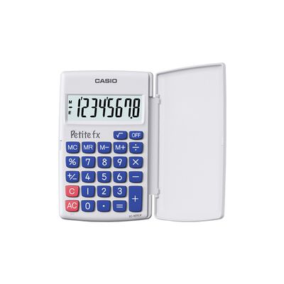 image Casio LC-401LV-WE-BOITE Calculatrice Scolaire Primaire Blanche
