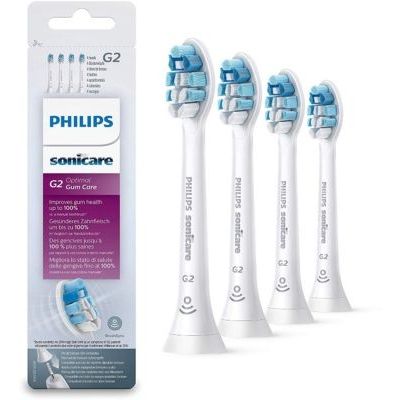 image Philips Sonicare HX9034/10 Pack têtes de brosse gencives sensibles Optimal Gum Care G2 avec BrushSync (X4)