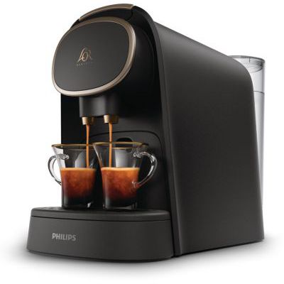 image L'OR Barista LM8016/90 machine à café à capsules Noir Mat et Finition métallisée