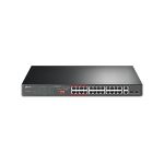 image produit TP-Link Switch PoE+ Switch 26-Port 10/100Mbps PoE+ Switch, 24 10/100Mbps PoE+ Ports, 2 Gigabit RJ45 Ports, TL-SL1226P - livrable en France