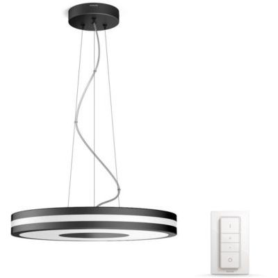 image Philips Hue White Ambiance BEING Suspension 39 W - Noir (télécommande incluse)