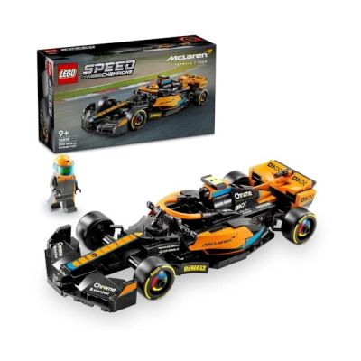 LEGO Speed Champions La Voiture de Course de Formule 1 McLaren 2023, Véhicule Jouet pour Enfants dès 9 Ans Qui Aiment Le Jeu en Autonomie, Set de Construction, Décoration Chambre, Idée Cadeau 76919