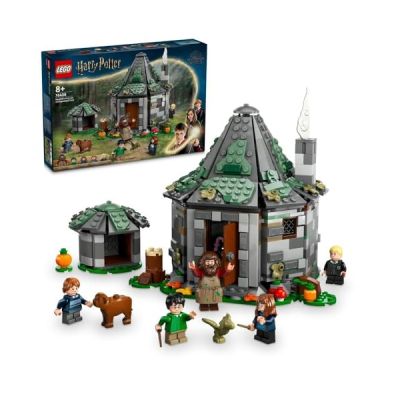 LEGO Harry Potter La Cabane de Hagrid : Une Visite Inattendue, Maison en Briques pour Enfants, 7 Personnages, Jouet de Construction, Aventures Magiques, pour Filles, Garçons et Fans Dès 8 Ans 76428