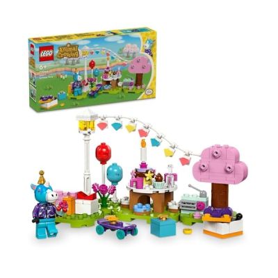 image LEGO Animal Crossing Goûter d’Anniversaire de Lico, Jouet de Construction Créatif pour Enfants, Minifigurine de Cheval du Jeu Vidéo, Idée Cadeau d’Anniversaire pour Filles et Garçons Dès 6 Ans 77046