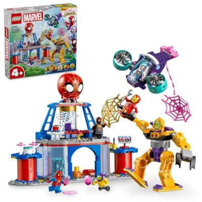 LEGO Marvel Spidey Le QG des Lanceurs de Toile de l’Équipe Spidey, Jouet de Super-Héros, Véhicules de Combat pour Garçons et Filles dès 4 Ans Fans de Disney+ Spidey et Ses Amis Extraordinaires 10794