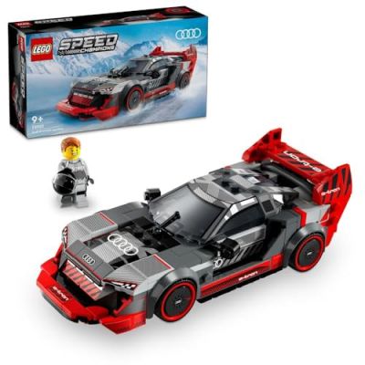 LEGO Speed Champions Voiture de Course Audi S1 e-Tron Quattro Véhicule Jouet, Set de Construction pour Enfants, Idée Cadeau pour Garçons et Filles Dès 9 Ans, Jeu en Autonomie, Déco pour Chambre 76921