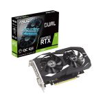 image produit ASUS Dual GeForce RTX 3050 OC Edition Carte Graphique de Jeu 6 Go GDDR6 (Nvidia GeForce RTX3050 DLSS, PCIe 4.0, 1 x HDMI 2.1a, 1 x DisplayPort 1.4a, DUAL-RTX3050-O6G)