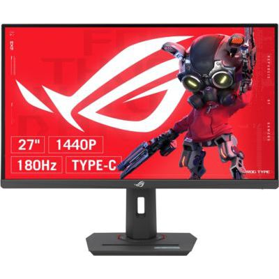 image ASUS ROG Strix XG27ACS Moniteur de Jeu – 27" 2560 x 1440, 180 Hz (au-Dessus de 144 Hz), 1 ms (GTG), IPS Rapide, synchronisation Flou extrême de Mouvement Faible, USB Type-C, Compatible G-Sync