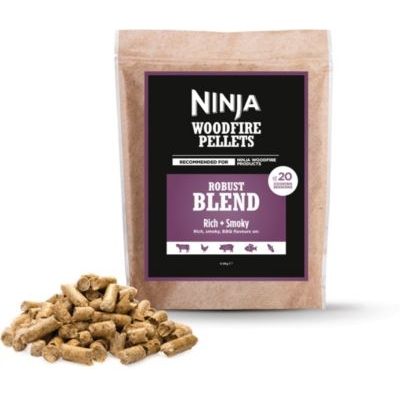 image Ninja Woodfire, Mélange de granulés au feu de bois corsés 900g, granulés officiels Ninja Woodfire parfait pour le barbecue d'extérieur Ninja Woodfire, XSKOGRBLPL2UK