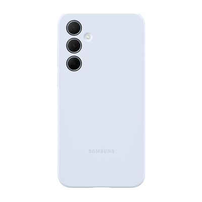 image Coque et étui téléphone mobile Samsung Coque Silicone pour Galaxy A35 5G Bleu Polaire