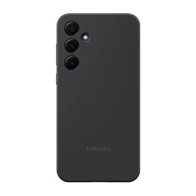 image Coque et étui téléphone mobile Samsung Coque Silicone pour Galaxy A55 5G Noir