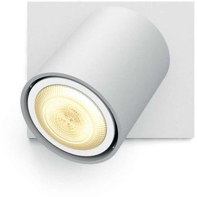 image Philips Hue Runner Applique murale simple Smart White Ambiance LED [GU10] avec gradateur, blanc, fonctionne avec Alexa, Google Assistant et Apple HomeKit
