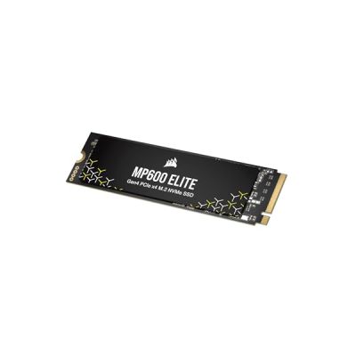 image Corsair MP600 Elite 1 to M.2 PCIe Gen4 x4 NVMe SSD - M.2 2280 - Lecture Séquentielle Jusqu'à 7 000 Mo/s - 3D TLC NAND Haute Densité - Noir
