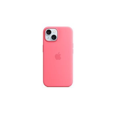 image Apple Coque en Silicone avec MagSafe pour iPhone 15 - Rose ​​​​​​​