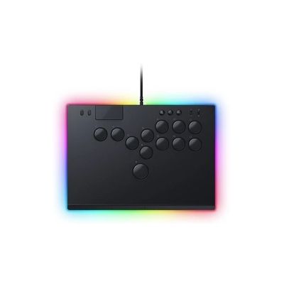 image Razer Kitsune - Contrôleur arcade optique All-Button pour PS5 et PC (Disposition précise des quatre boutons de mouvement, Switches optiques linéaires low-profile Razer) Noir