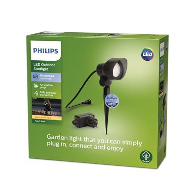 image Philips spot extérieur GardenLink, 24W, 2700K, IP44