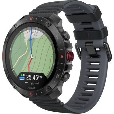 image POLAR Grit X2 Pro – Montre GPS de randonnée et Trail connectée Haut de Gamme : Design Robuste, Outils de Navigation avancés, détection de paramètres biologiques, Suivi de l'entraînement et de la FC