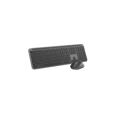 image Ensemble clavier et souris Logitech sans fil MK950 Signature Slim, design elegant, saisie et clic discrets - Graphite