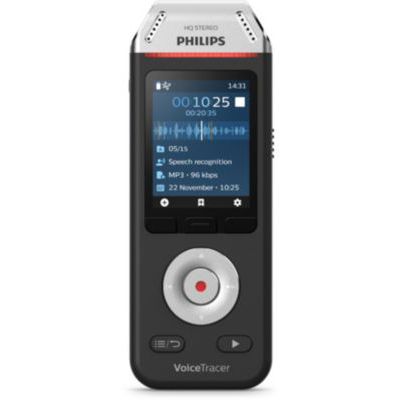 image Philips Enregistreur VoiceTracer audio avec logiciel dragon Speech Recognition de reconnaissance vocale pour PC - DVT2810