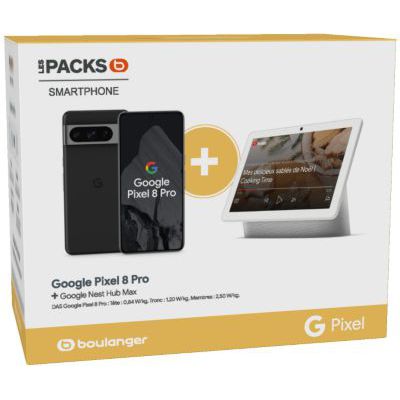 image Smartphone GOOGLE Pack Pixel 8 Pro + Nest Hub Max