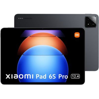 image Xiaomi Tablette Pad 6S Pro 3K 12.4” 144Hz, 256Go/8Go RAM, Snapdragon@8 Gen 2 3.19GHz, 10 000 mAh 120W, Noir (Version Française + 2 Ans de Garantie)