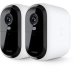 image produit Arlo Essential 2 2K XL, Caméra de Surveillance WiFi Extérieure Sans Fil, Autonomie de 24 mois, Vision Nocturne Couleur, Sirène et Audio Bidirectionnel, Essai Arlo Secure Inclus, 2 Caméras Blanc - livrable en France