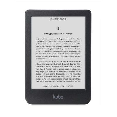 image Kobo Clara BW | eReader | Écran Tactile Anti-reflet de 6" avec ComfortLight Pro | Option Mode Sombre | Livres Audio | Étanche | 16 Go de Stockage | Noir