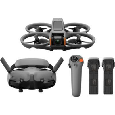 image Bundle Fly More DJI Avata 2 (Trois Batteries), Drone FPV avec Caméra 4K, Acrobaties en Une Touche, Protection d’hélice intégrée, Drone Caméra avec Goggles 3 et RC Motion 3