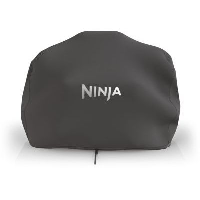 image Ninja Woodfire Housse pour barbecue XL, housse anti-décoloration, résistante aux intempéries avec cordons, compatible avec les barbecues XL électrique d'extérieur OG850 / OG901, noire, XSKOGXLCVREU