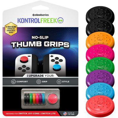 image Accessoire manette STEELSERIES No-Slip Thumbgrip 8-pack - JOY