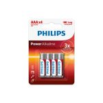 image produit Philips - Pile Alcaline - AAA x 4 - Powerlife (LR03)