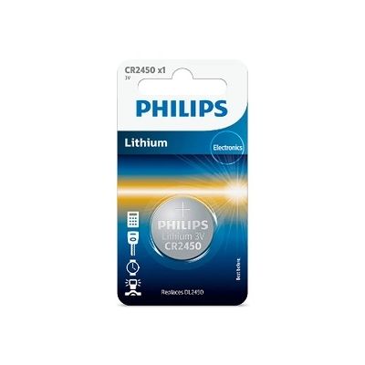 image Philips Minicells Pile CR2450/10B (Single-Use Battery, CR2450, Lithium, 3 V, 1 pièce(s), 600 mAh)