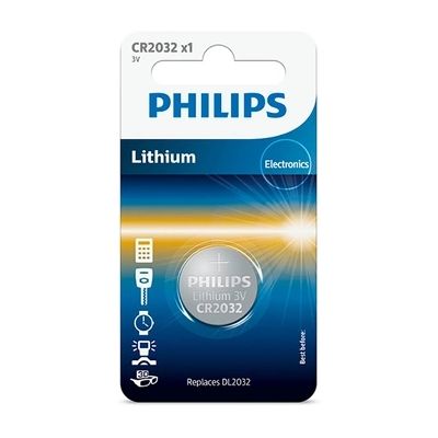 image Piles Bouton Philips CR2032 3V