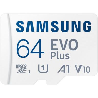 image Carte Micro SD SAMSUNG 64Go Evo plus avec adaptateur