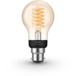 image produit Philips Hue Ampoule LED Connectée White Filament B22 Forme Standard Compatible Bluetooth, Fonctionne avec Alexa