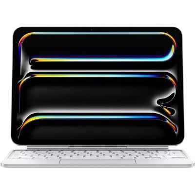 image Apple Magic Keyboard pour iPad Pro 11 Pouces (M4) - Français - Blanc ​​​​​​​