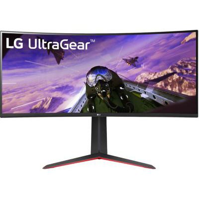 image LG UltraGear™ 34GP63AP-B Ecran PC Gaming 34" - Dalle VA résolution QHD (3440x1440), 1ms GtG 160Hz, HDR 10, sRGB 99% (CIE1931), AMD FreeSync Premium, inclinable, HDMI 2.1 (2), Haut-parleurs intégrés