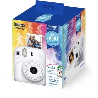 image Appareil photo Instantané FUJIFILM Pack Sport Instax Mini 12 White