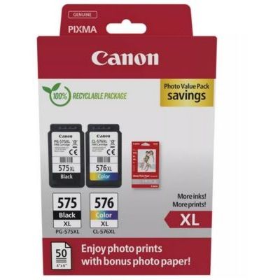 Cartouche d'encre CANON PACK PG575XL/CL576XL