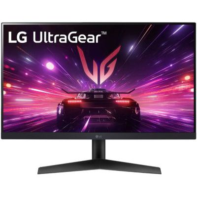 image LG Ultragear 24GS60F-B.AEUQ Ecran PC Gaming 24 - Dalle IPS résolution FHD (1920x1080), 1ms GtG, HDR 10, sRGB99%, AMD FreeSync, Compatible NVIDIA G-Sync, inclinable, DisplayPort 1.4, HDMI 2.0