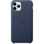 image produit Apple Coque en cuir (pour iPhone 11 Pro) - Bleu Nuit